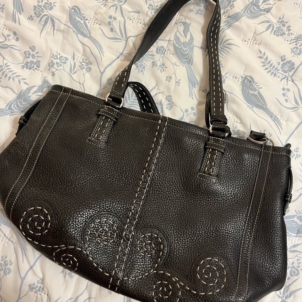 Black leather Brighton purse